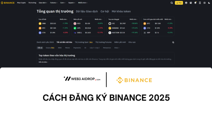 Hướng Dẫn Cách Đăng Ký Tài Khoản Binance 2025